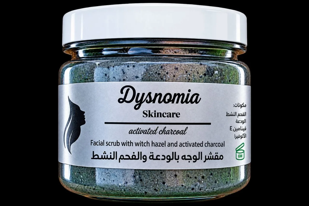 ماسك مقشر للوجه بالفحم النشط